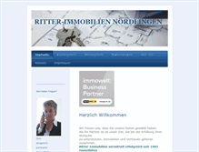 Tablet Screenshot of immo-ritter.de